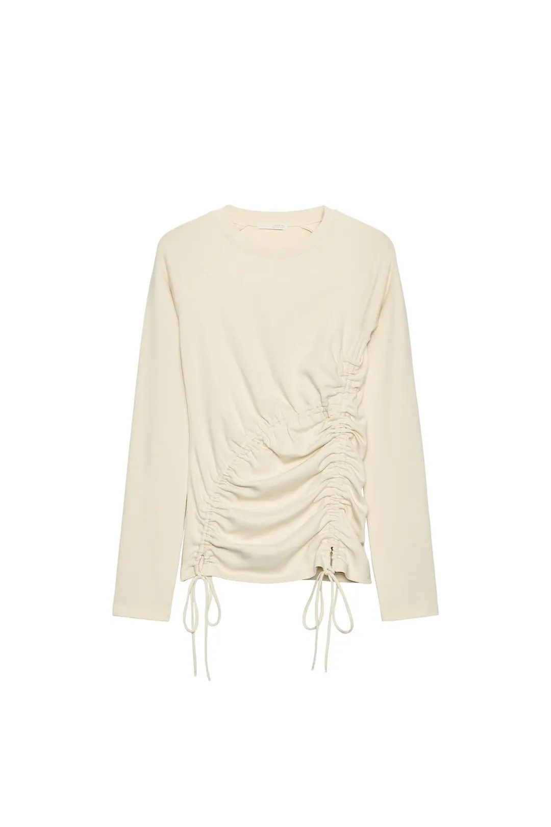 Футболка с регулируемой сборкой, Zara
