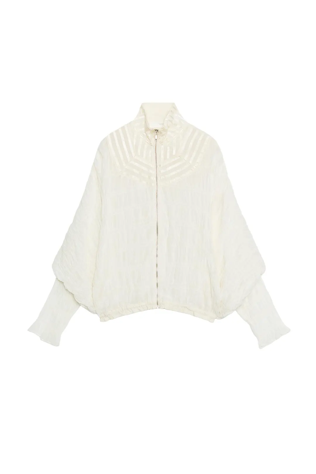 Бомбер со сборками ZW Collection, Zara