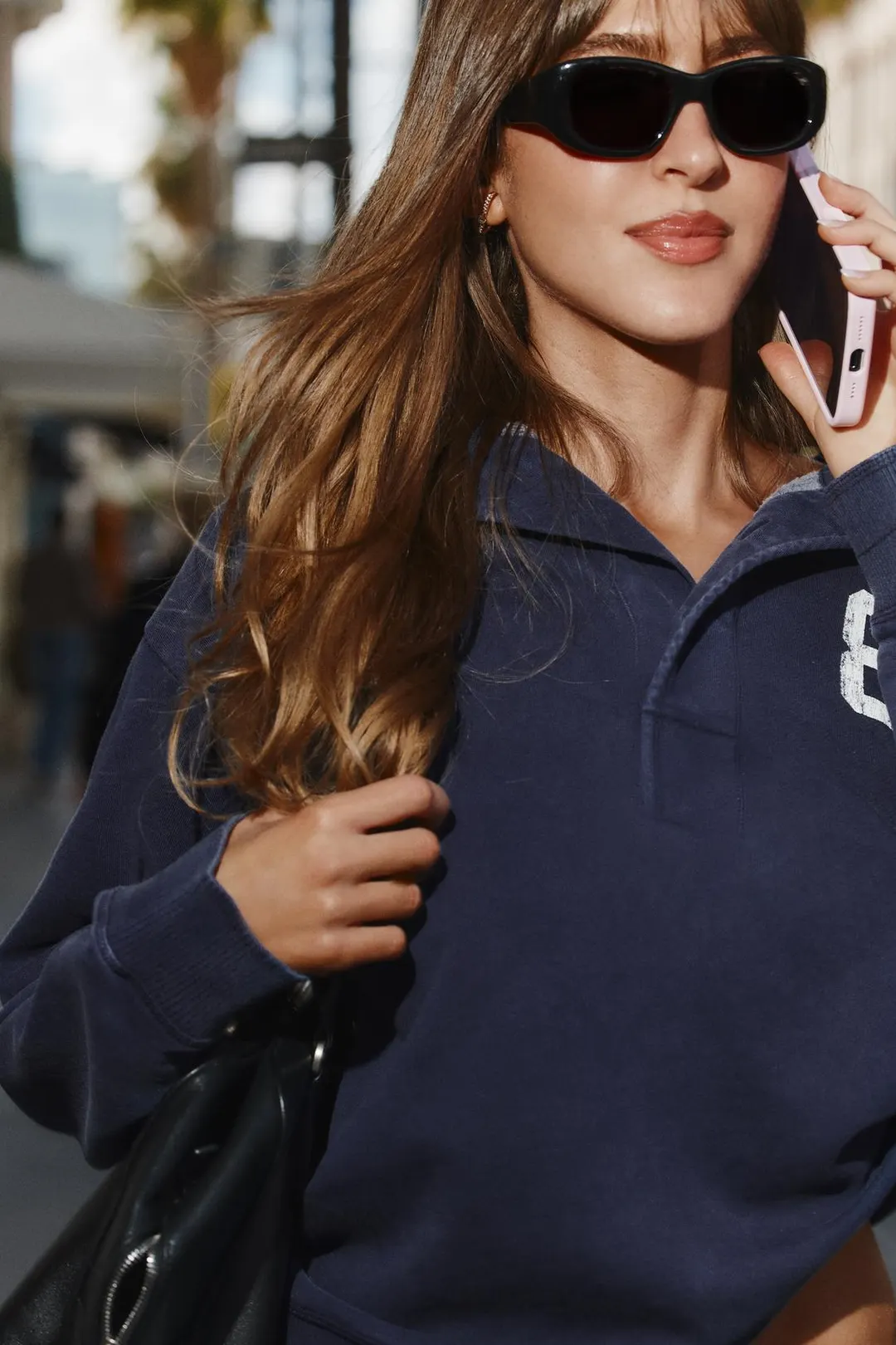 Свитшот хенли с эффектом выцветания, Zara