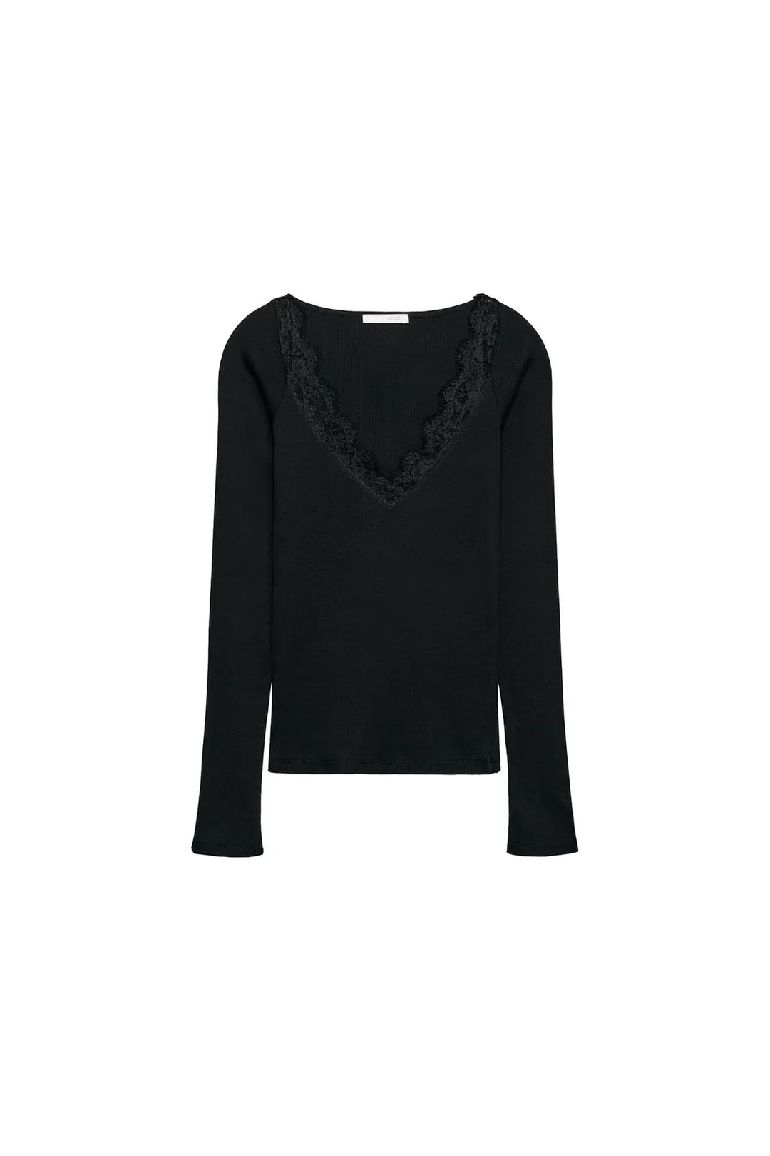 Комбинированная футболка в рубчик, Zara