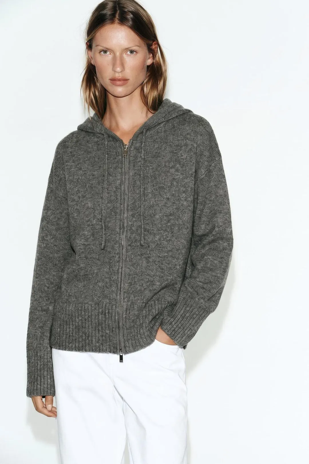 Худи из трикотажа, Zara