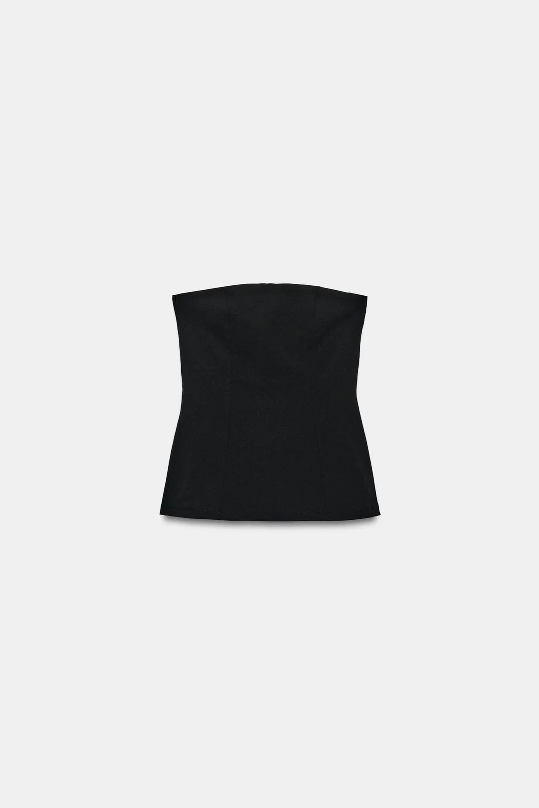Эластичный топ-бандо с разрезами, Zara