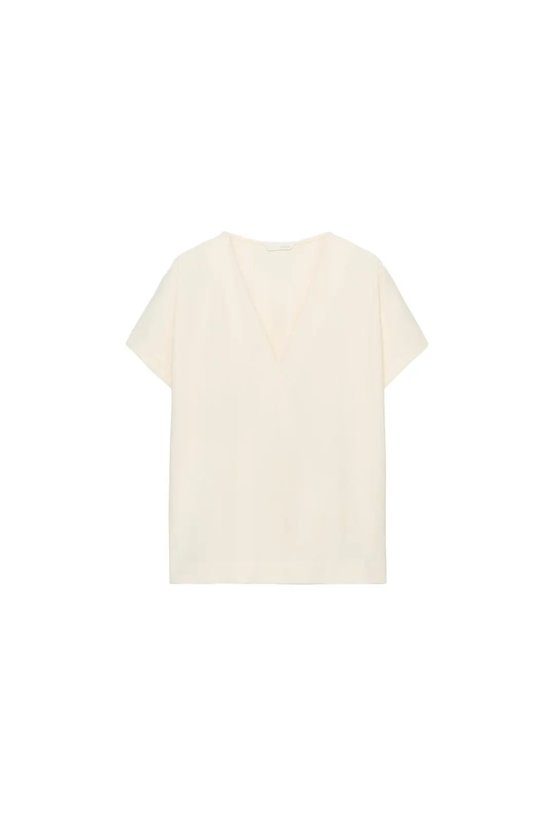 Футболка с V-образным вырезом, Zara