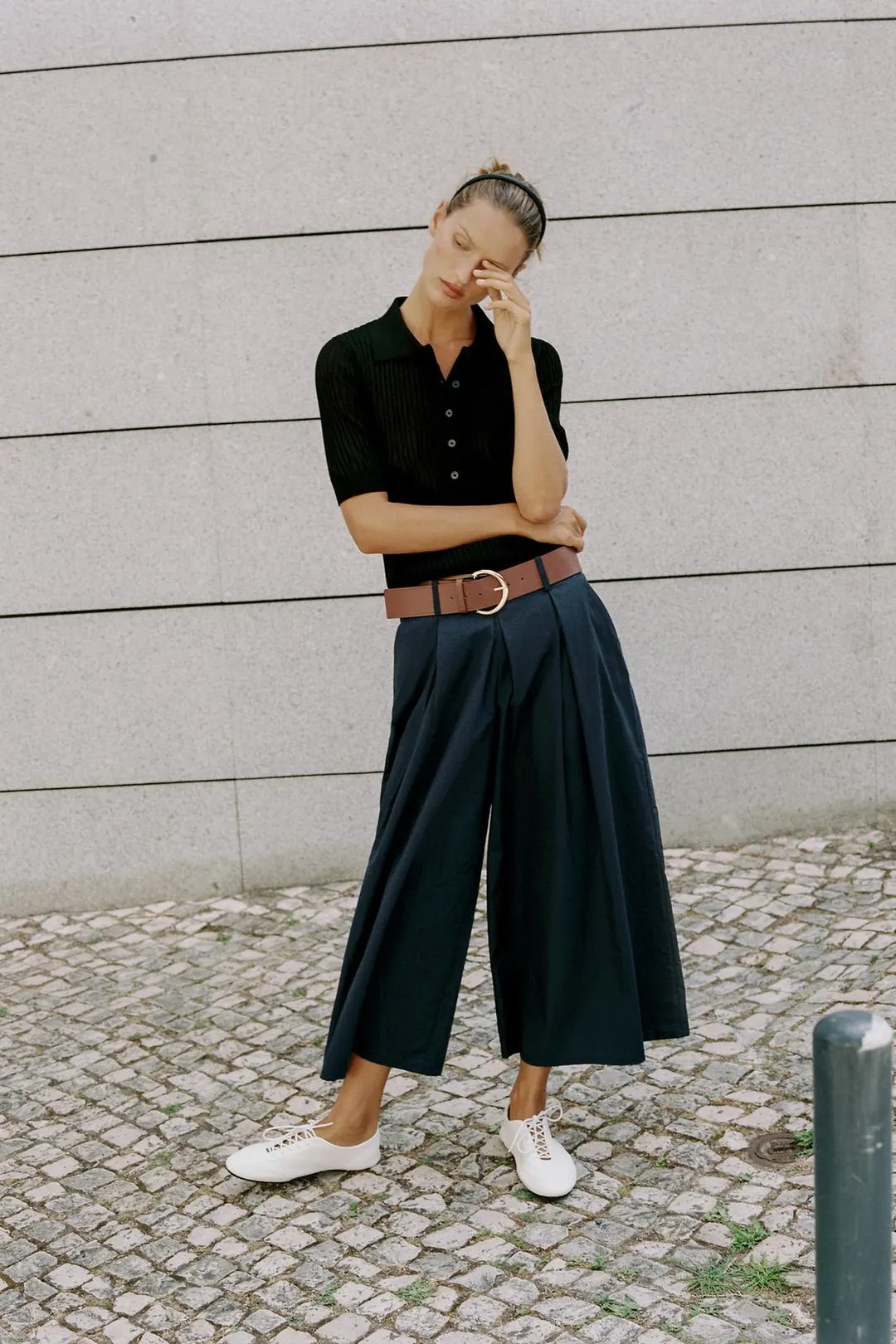 Кюлоты с ремнем, Zara