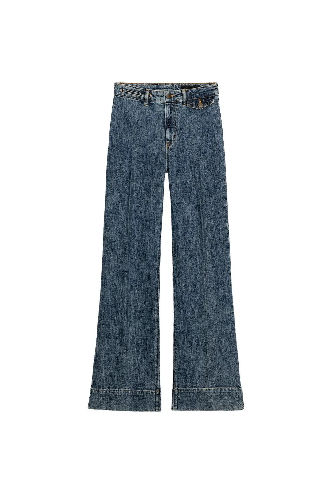 Расклешенные джинсы с высокой посадкой ZW Collection, Zara