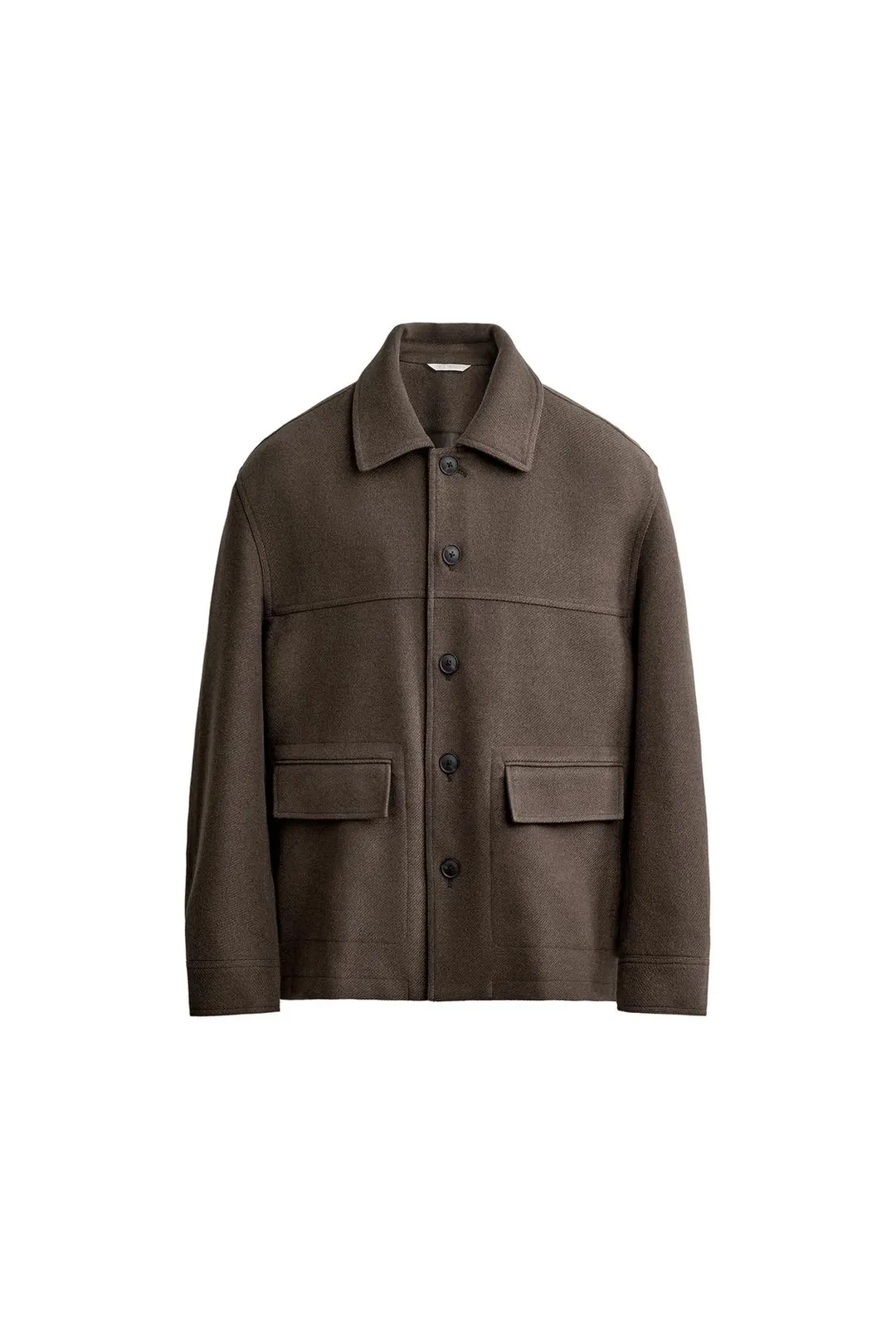 Пальто прямого кроя длиной 3/4 под шерсть, Zara