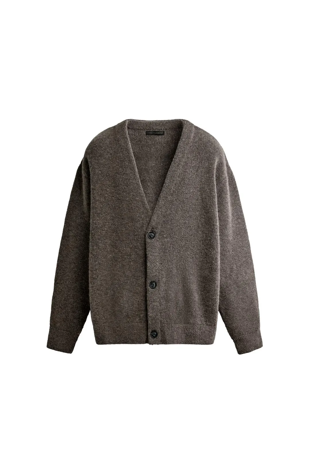Кардиган свободного кроя из смесовой шерсти, Zara