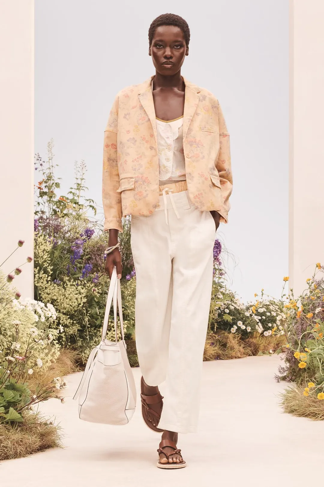 Струящиеся брюки из хлопка, Zara
