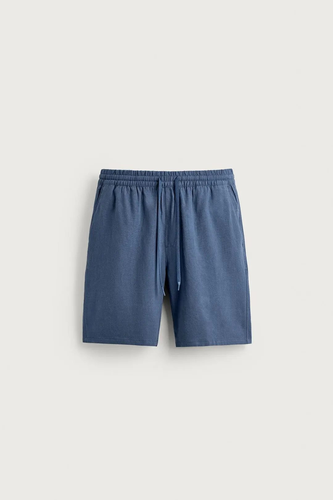 Бермуды свободного кроя из вискозы и льна, Zara