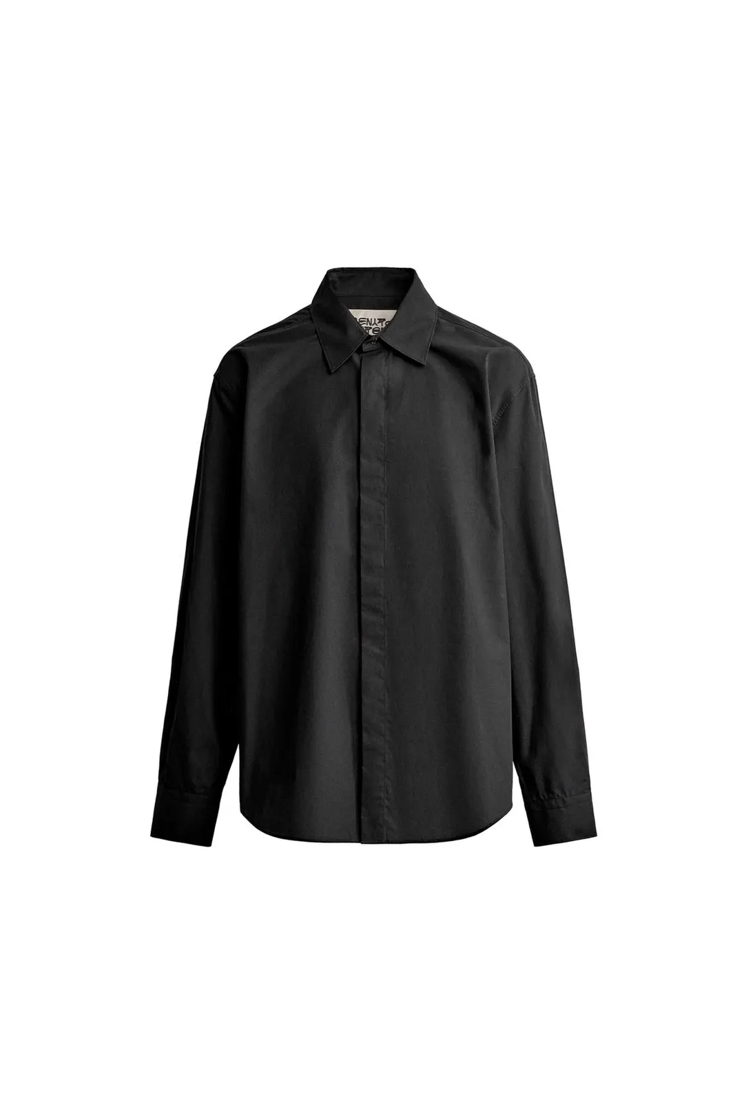 Рубашка свободного кроя из хлопкового поплина, Zara