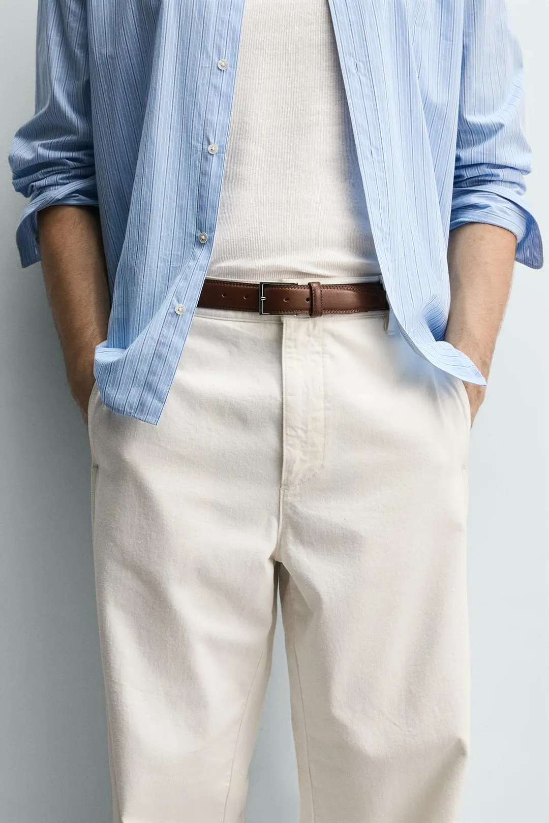 Ремень классический кожаный, Zara