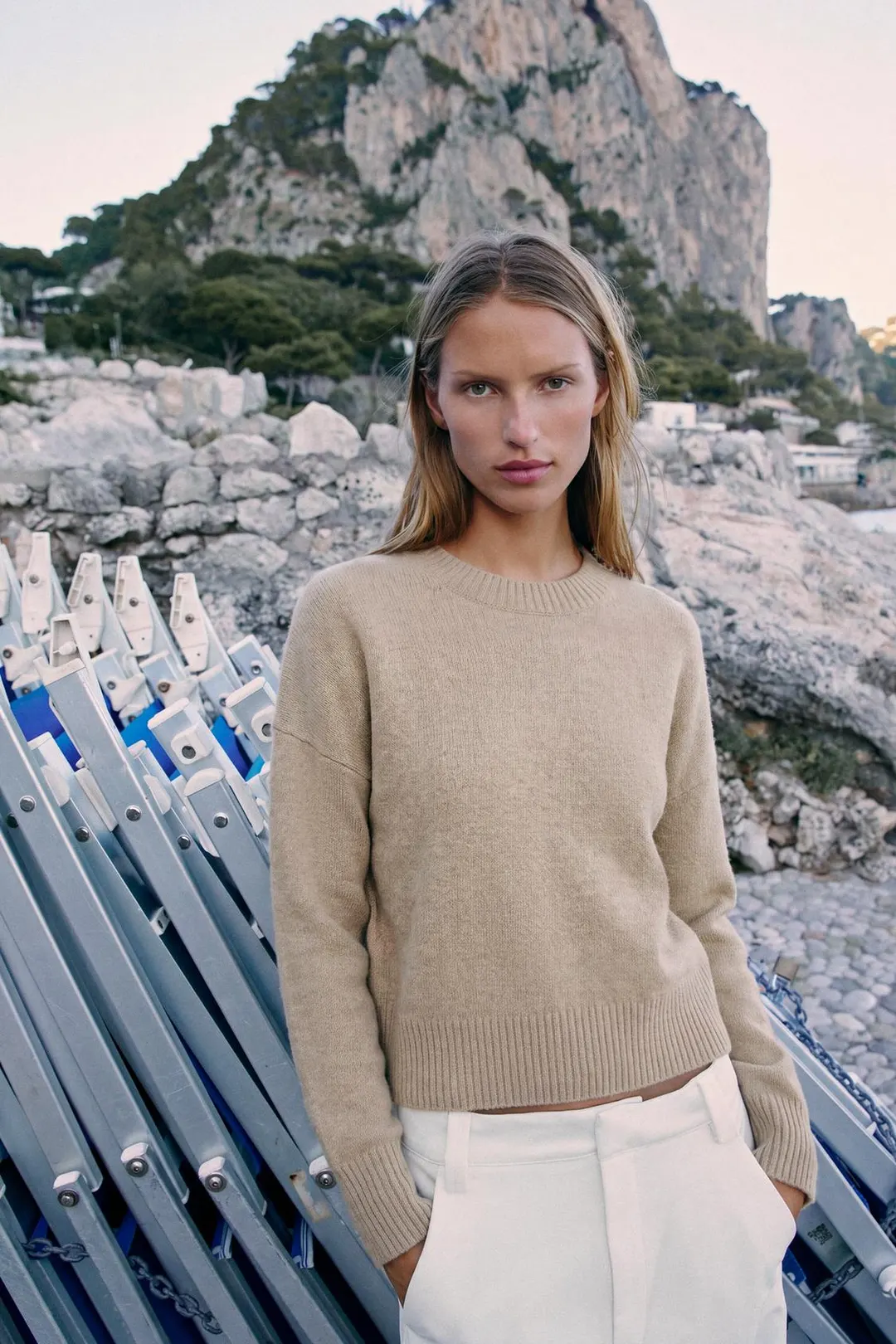 Мягкий вязаный свитер, Zara