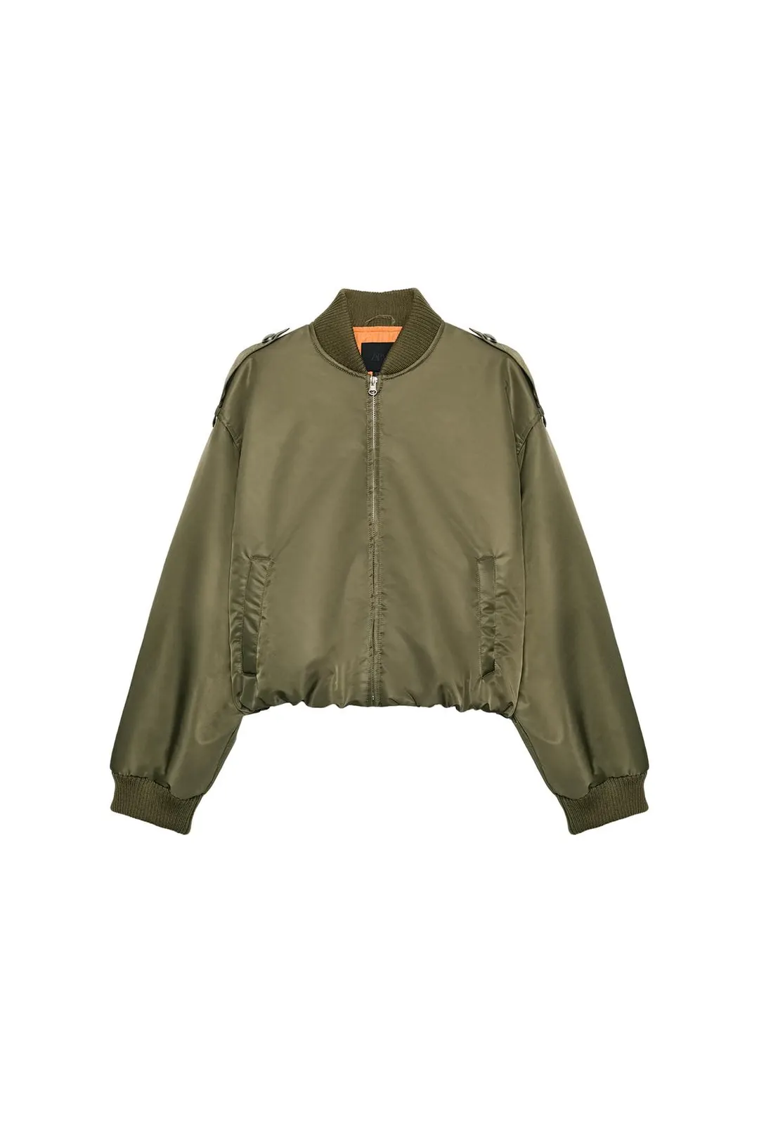Бомбер с хлястиками, Zara