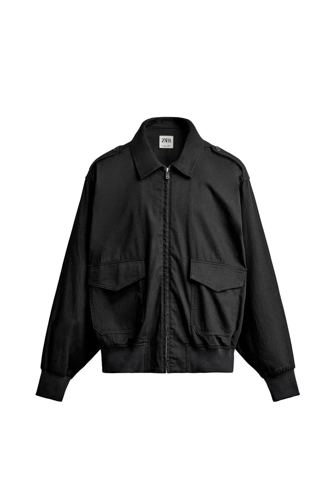 Куртка свободного кроя с хлястиками, Zara