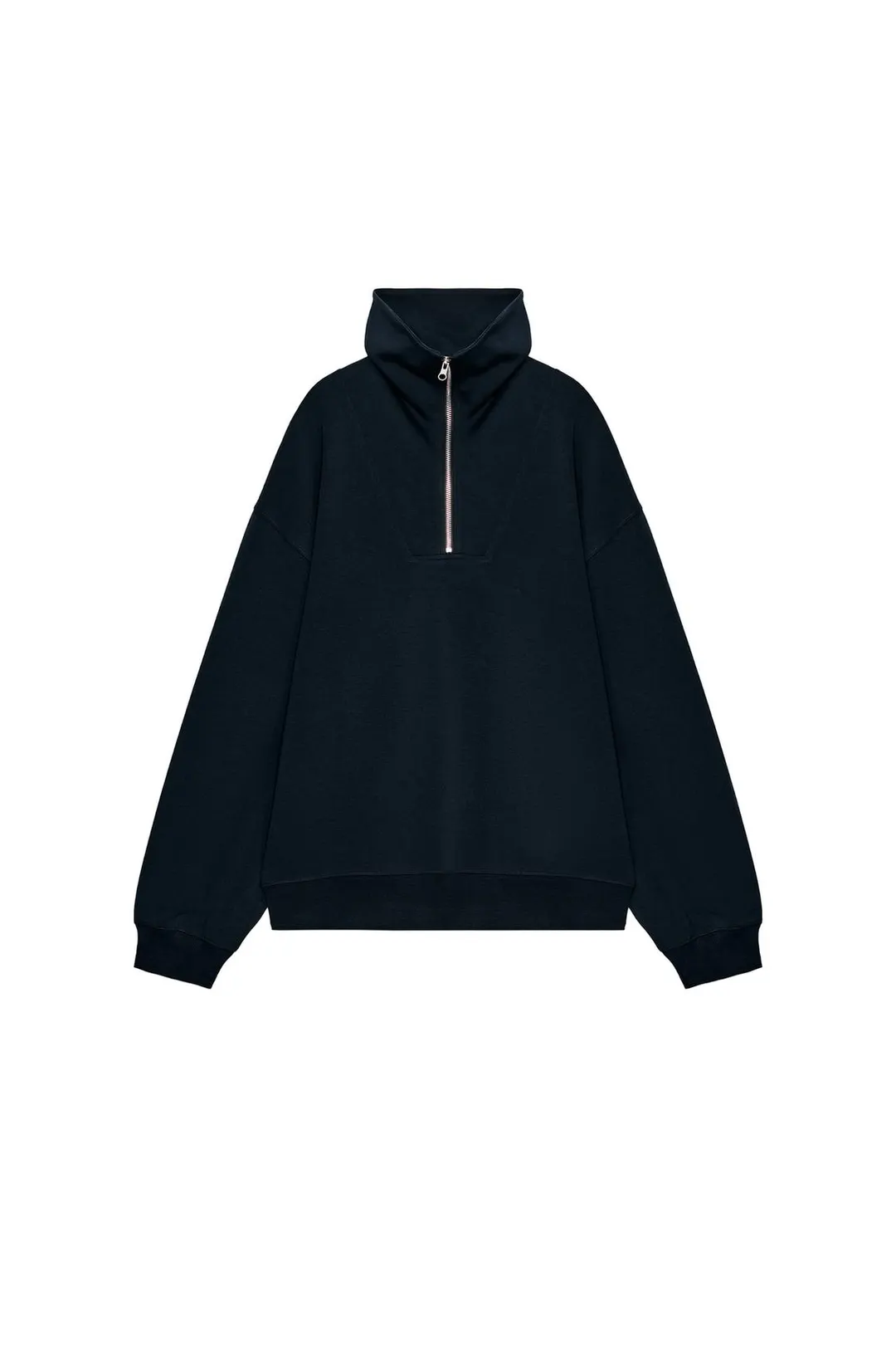 Толстовка из интерлока на молнии, Zara