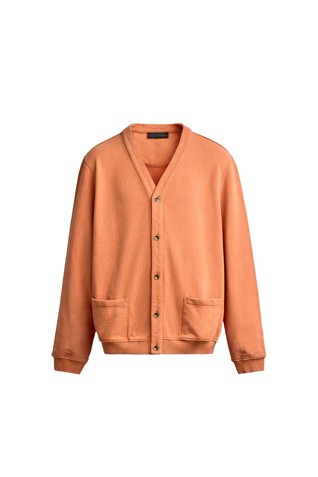 Кардиган свободного кроя с эффектом стирки, Zara