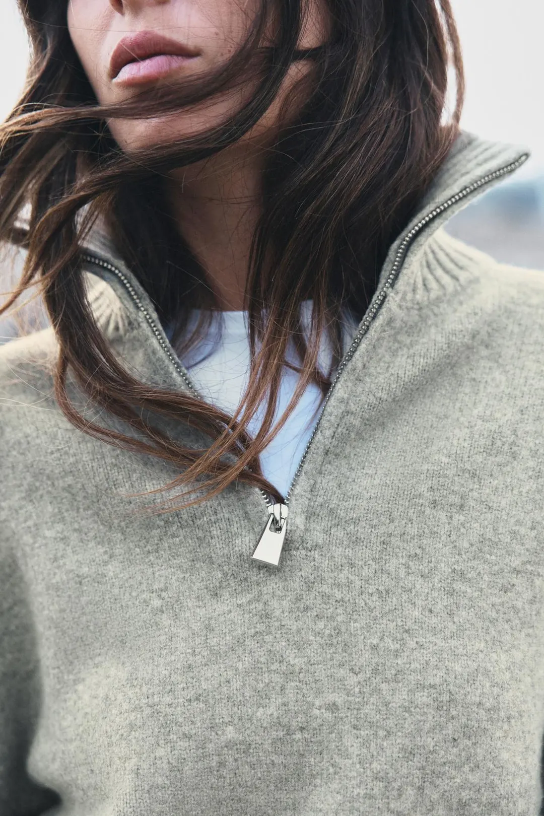 Мягкий вязаный свитер, Zara