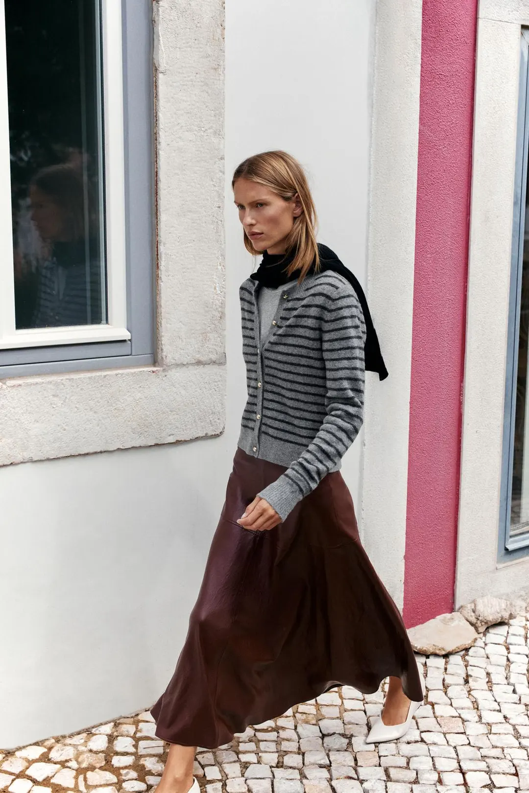 Кардиган в полоску, Zara
