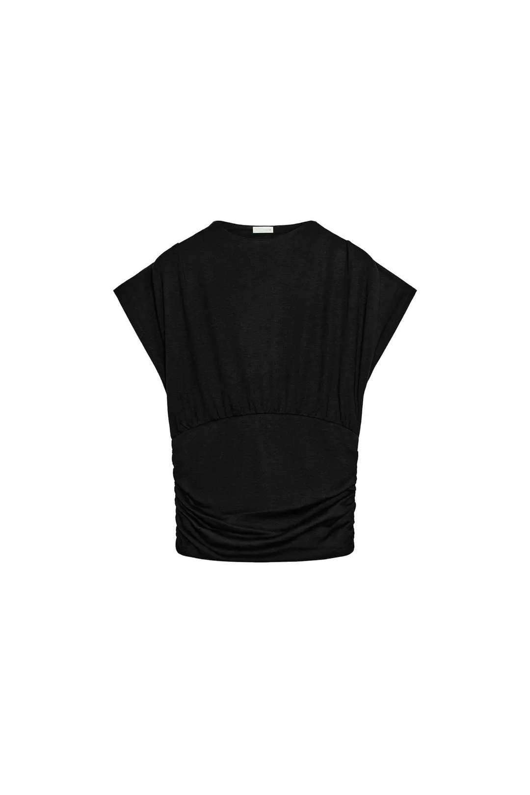 Топ со сборками и широким поясом, Zara