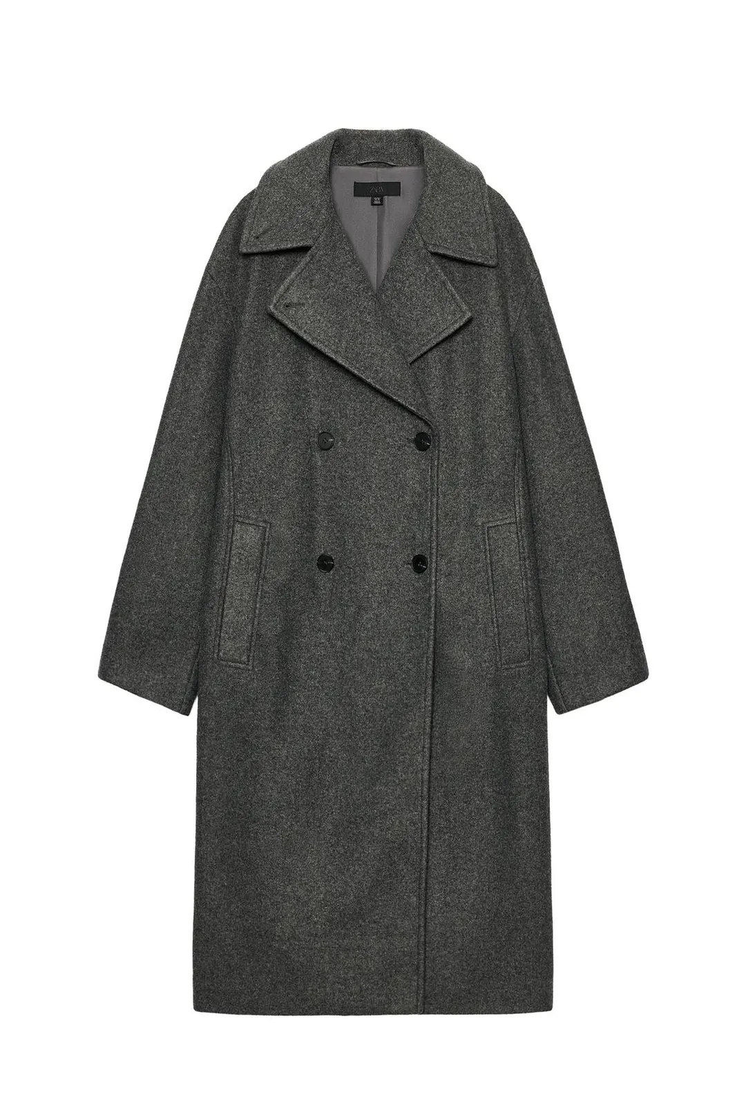Мягкое пальто оверсайз, Zara