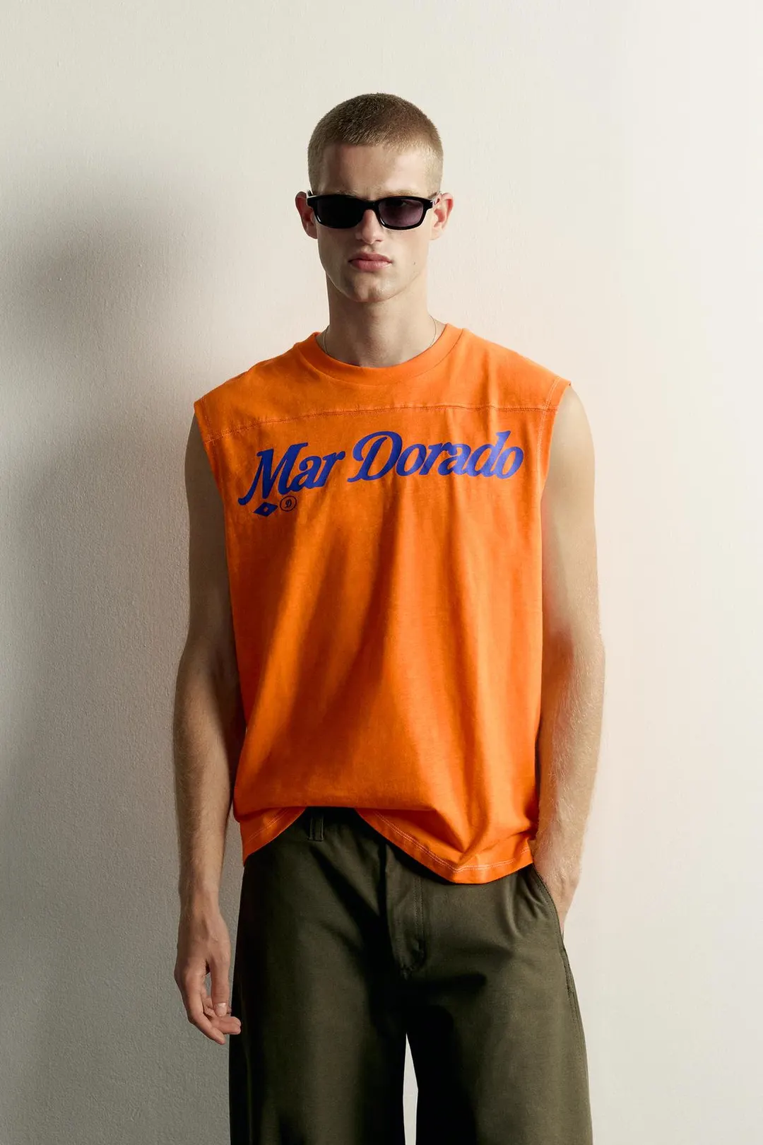 Майка с принтом, Zara
