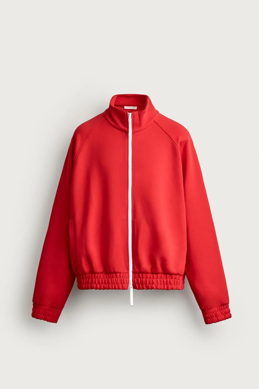Олимпийка с контрастной молнией, Zara