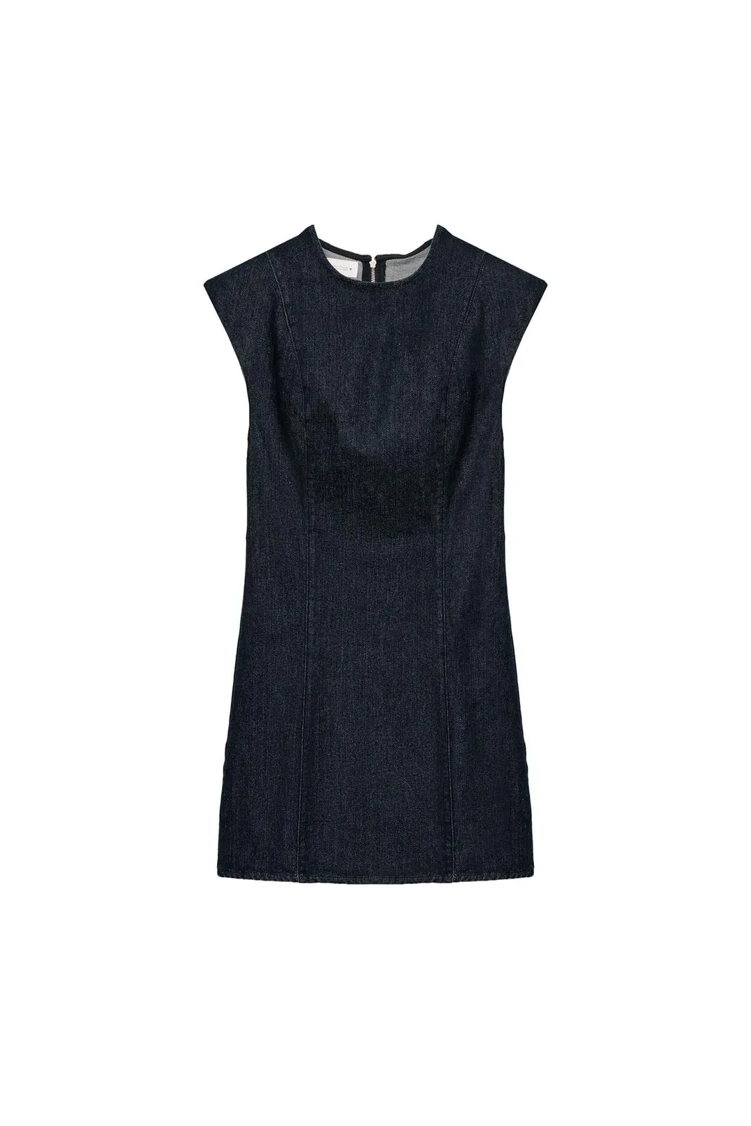 Джинсовое платье TRF с подплечниками, Zara