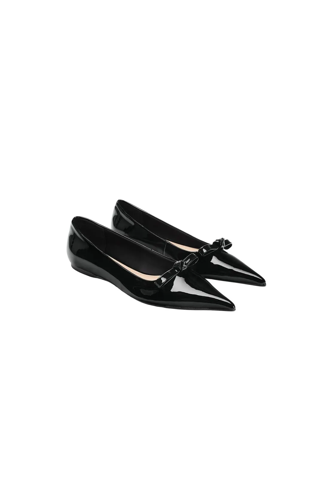 Туфли кожаные с бантом — THE ITEM ZARA WOMAN, Zara