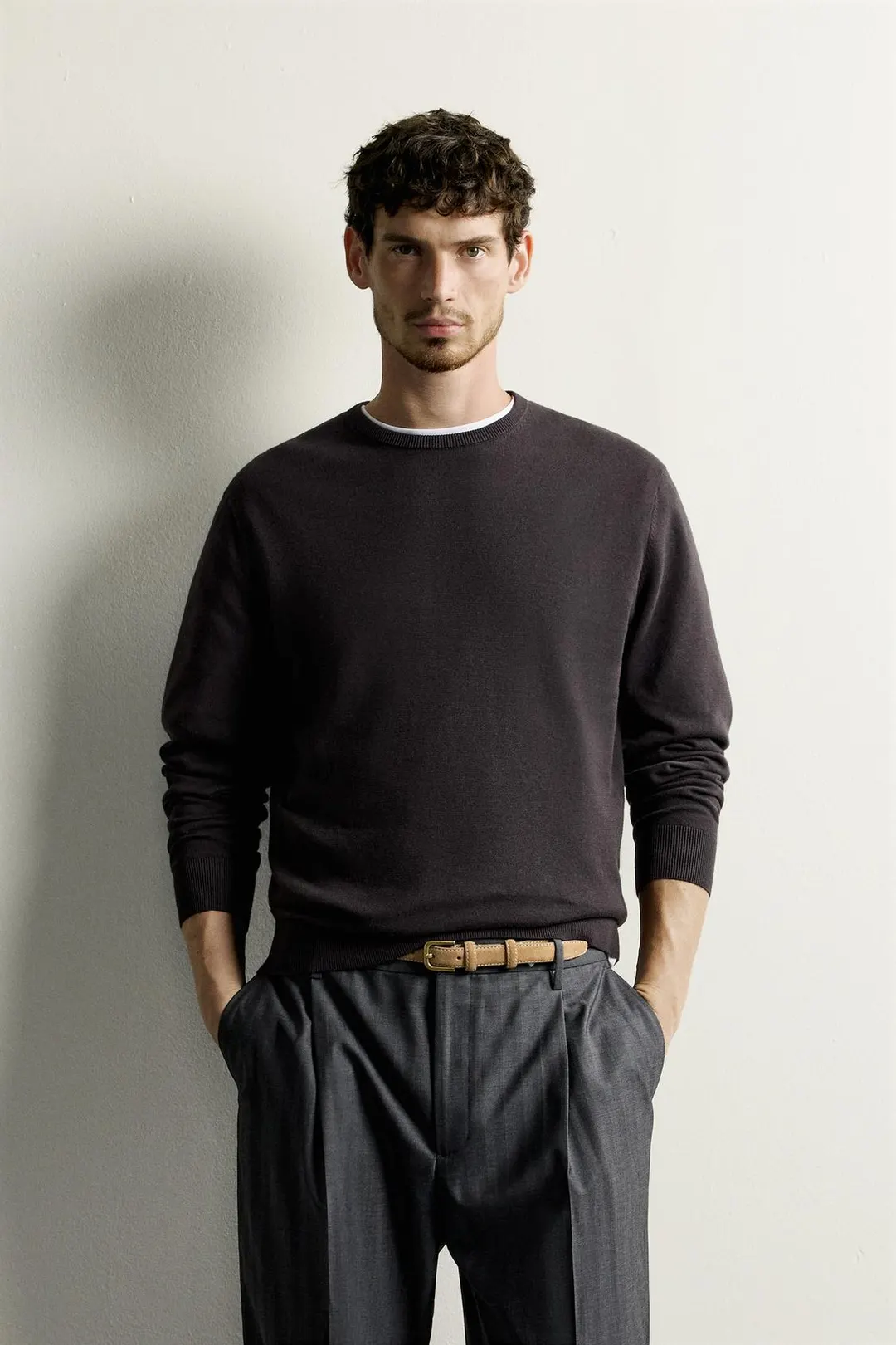 Джемпер легкий из смесового хлопка, Zara