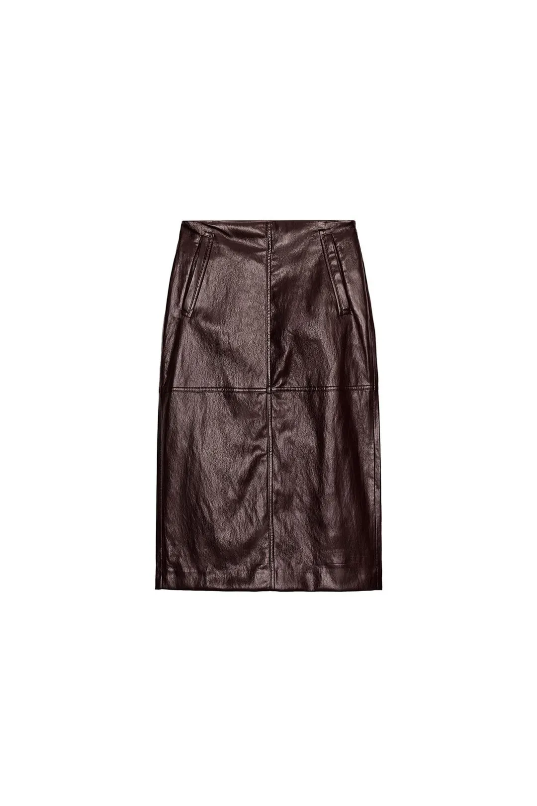 Юбка миди под кожу, Zara