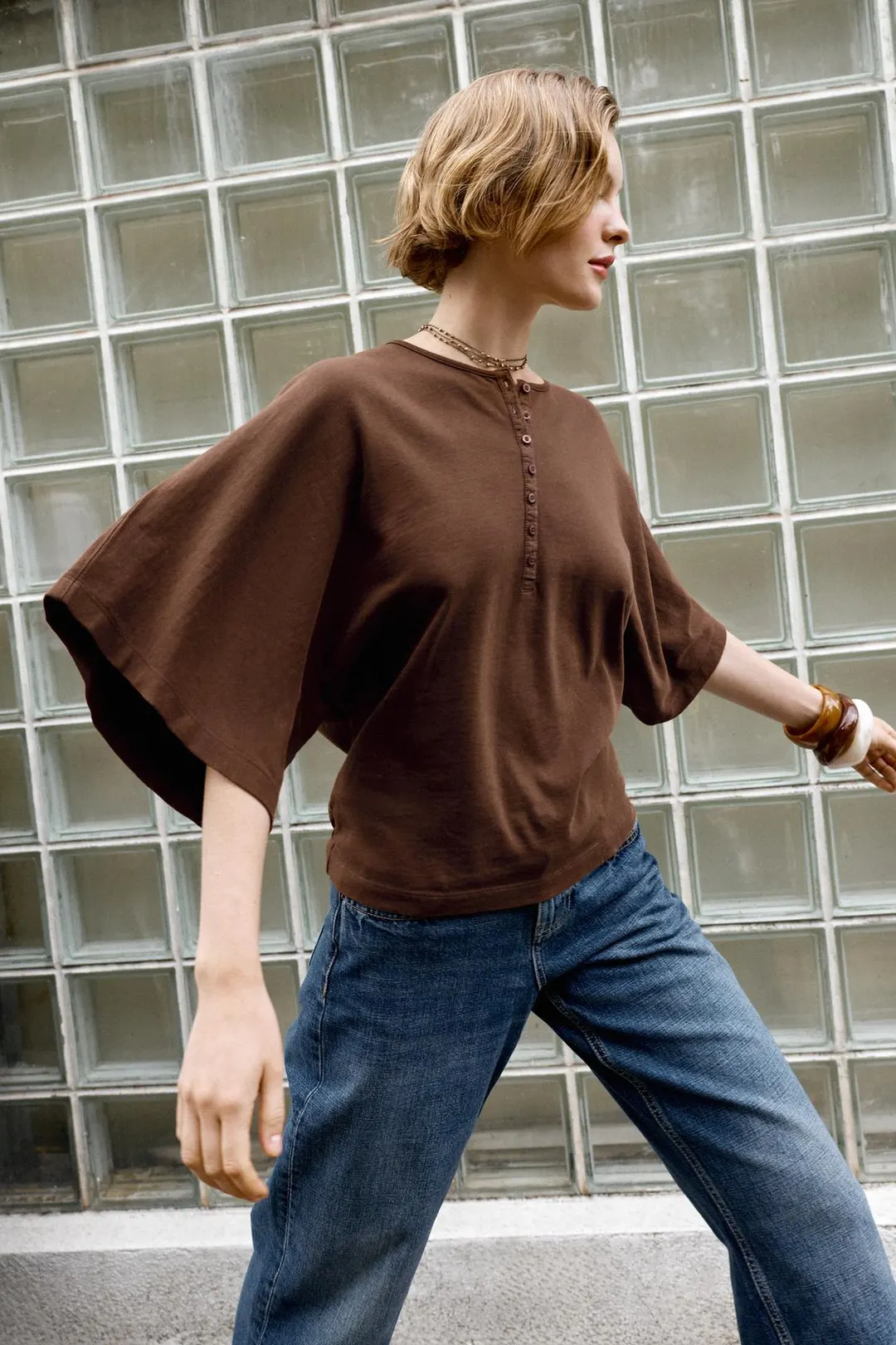 Футболка хенли, Zara