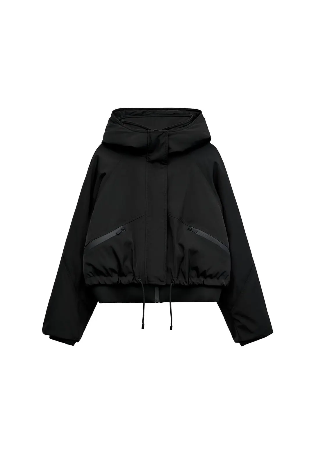 Короткий водоотталкивающий и ветрозащитный анорак, Zara