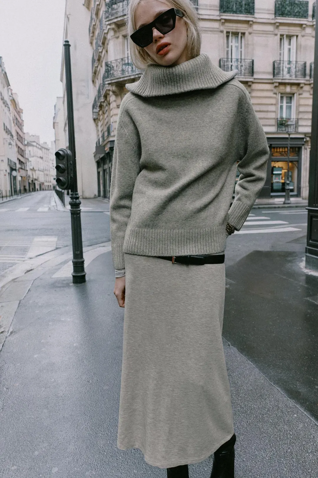 Джемпер вязаный с классическим воротником, Zara
