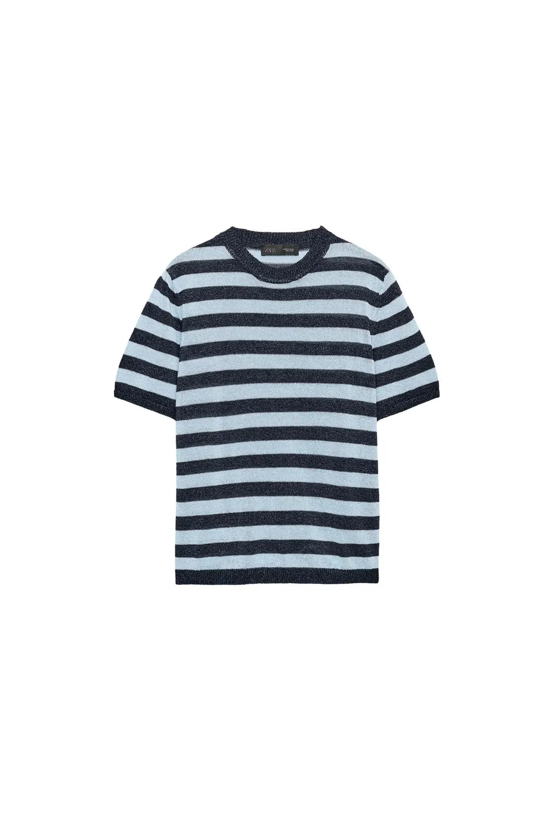 Вязаный топ с короткими рукавами, Zara