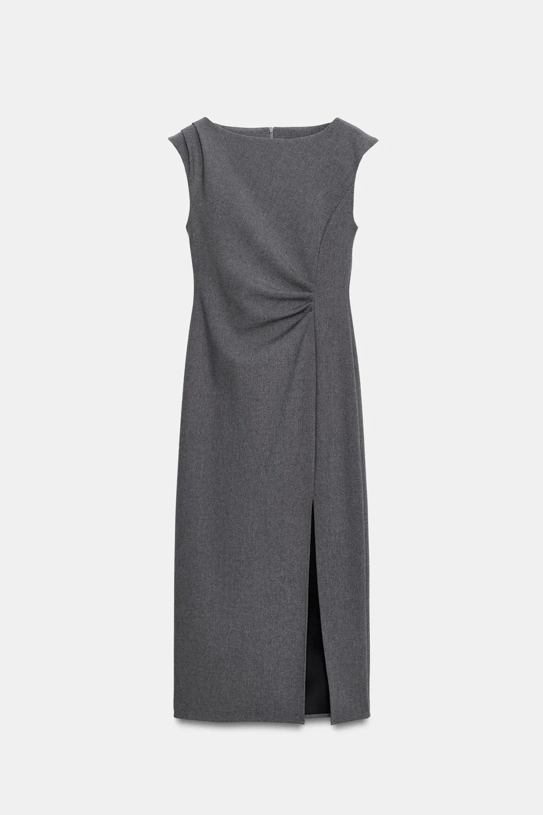 Платье миди без рукавов, Zara