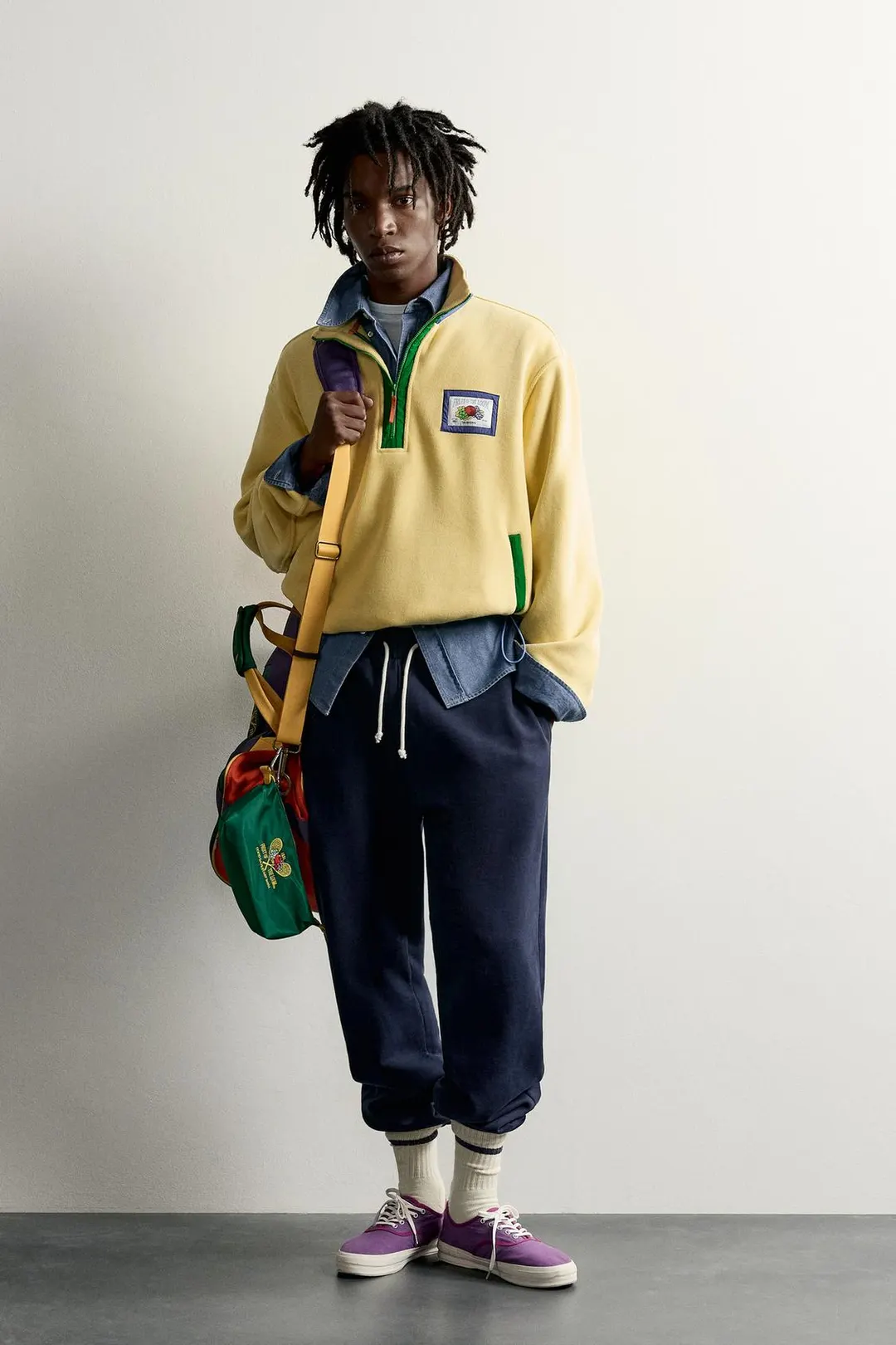 Джоггеры хлопковые FRUIT OF THE LOOM™, Zara