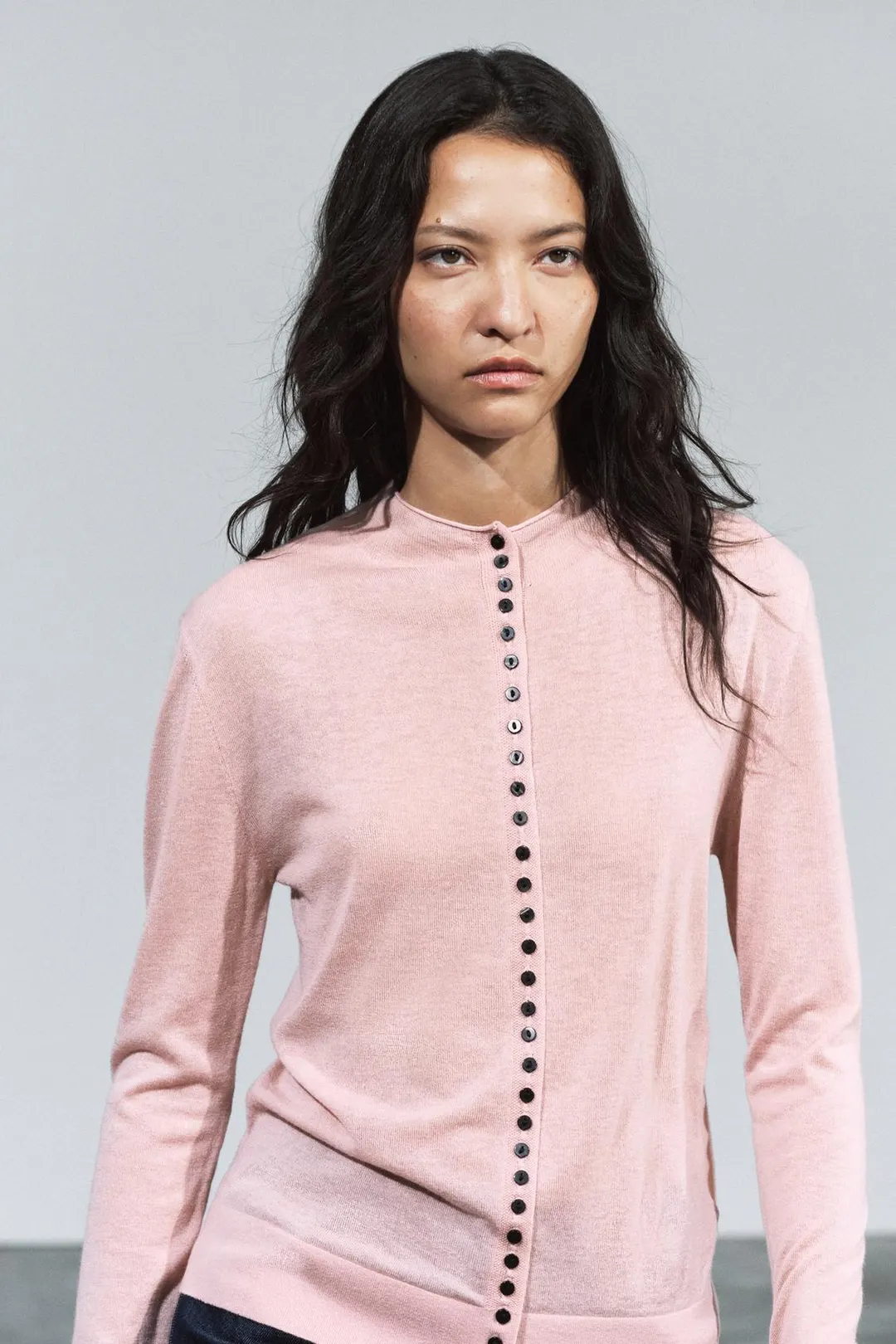 Кардиган тонкой вязки из смесовой шерсти, Zara