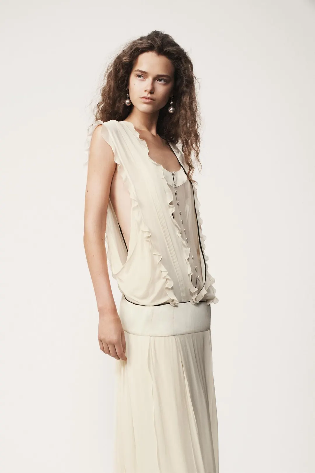 Платье с оборками THE ITEM ZARA WOMAN, Zara