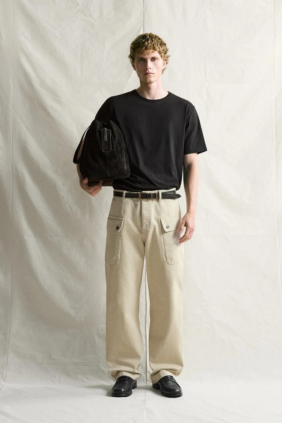 Брюки карго свободного кроя, Zara