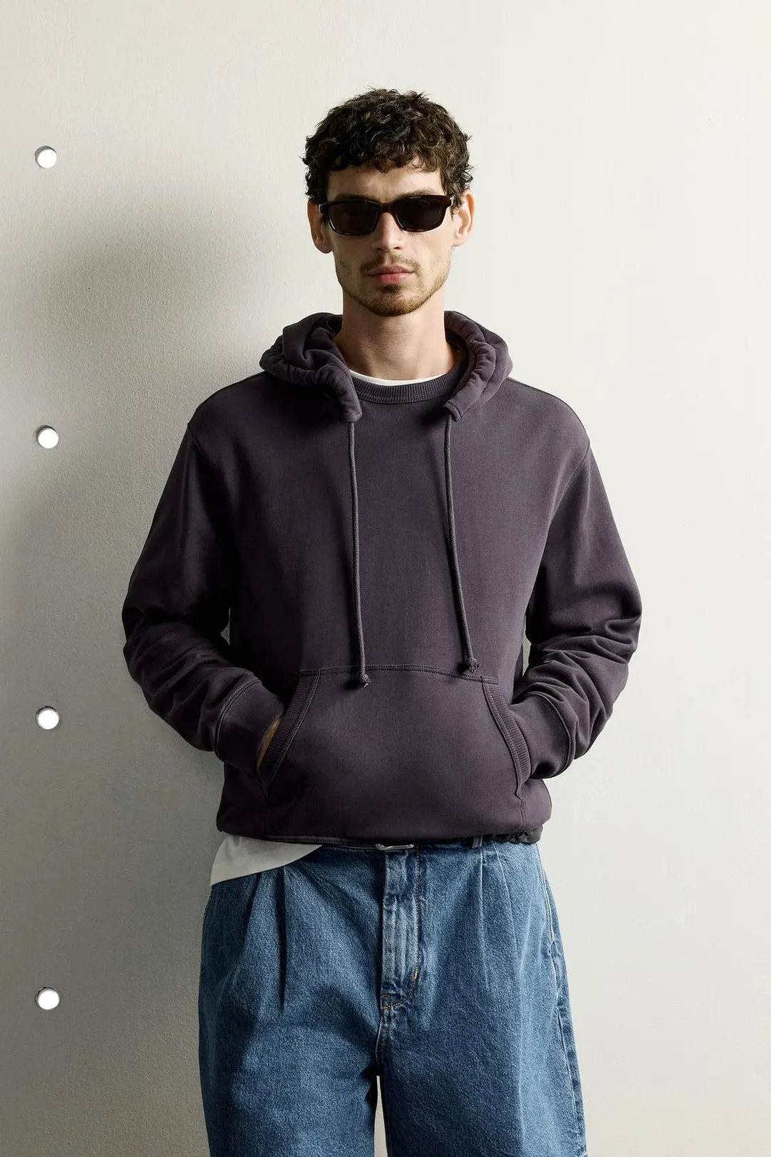 Толстовка с круглым вырезом и капюшоном, Zara