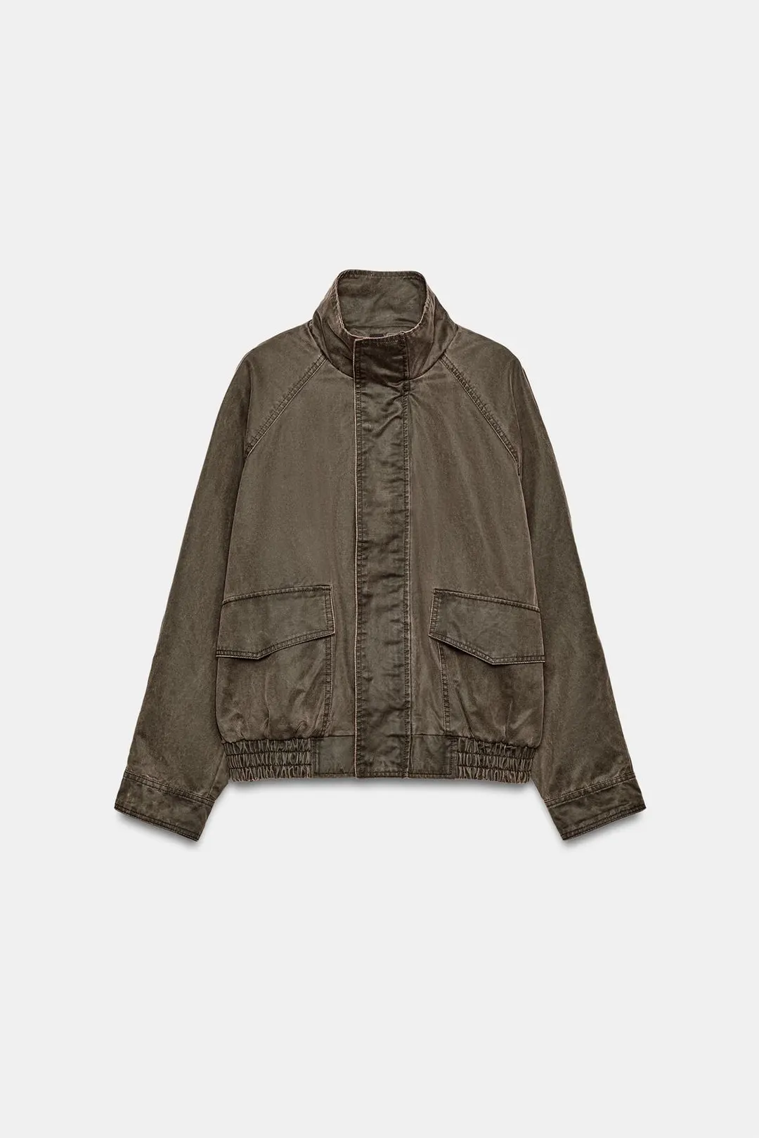 Куртка из смесового хлопка с карманами, Zara