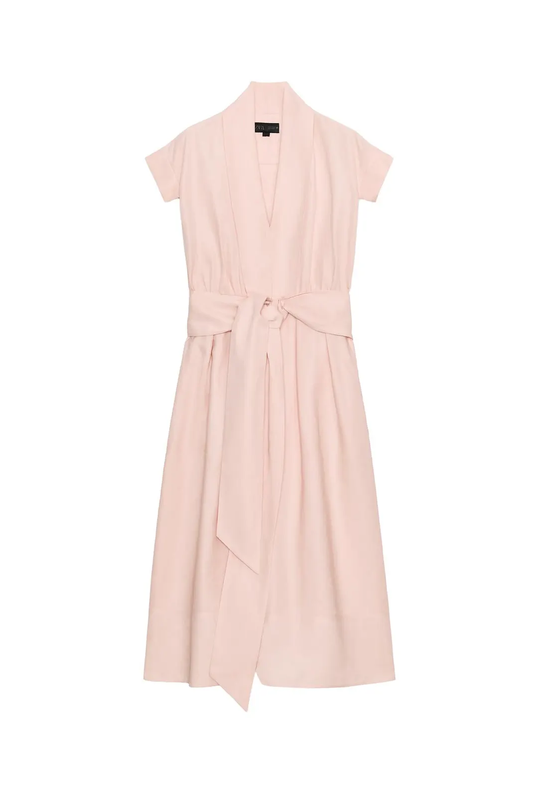 Платье-рубашка с поясом ZW Collection, Zara