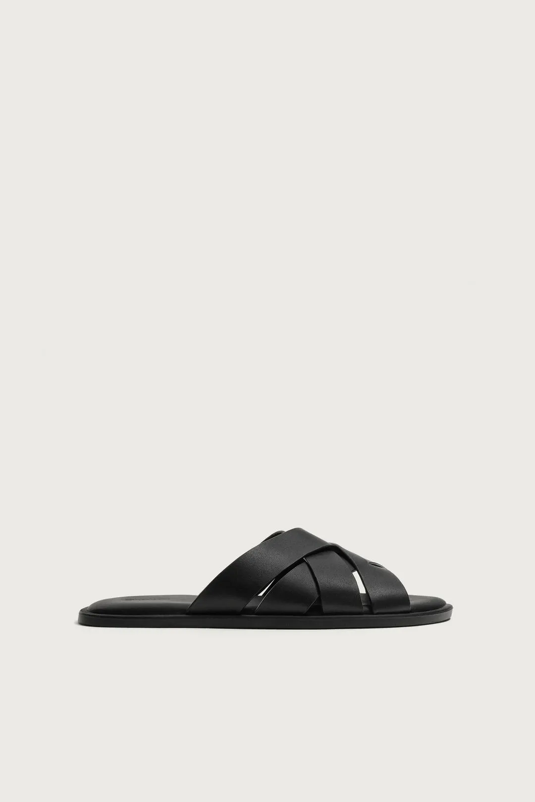 Сандалии из кожи с ремешками, Zara