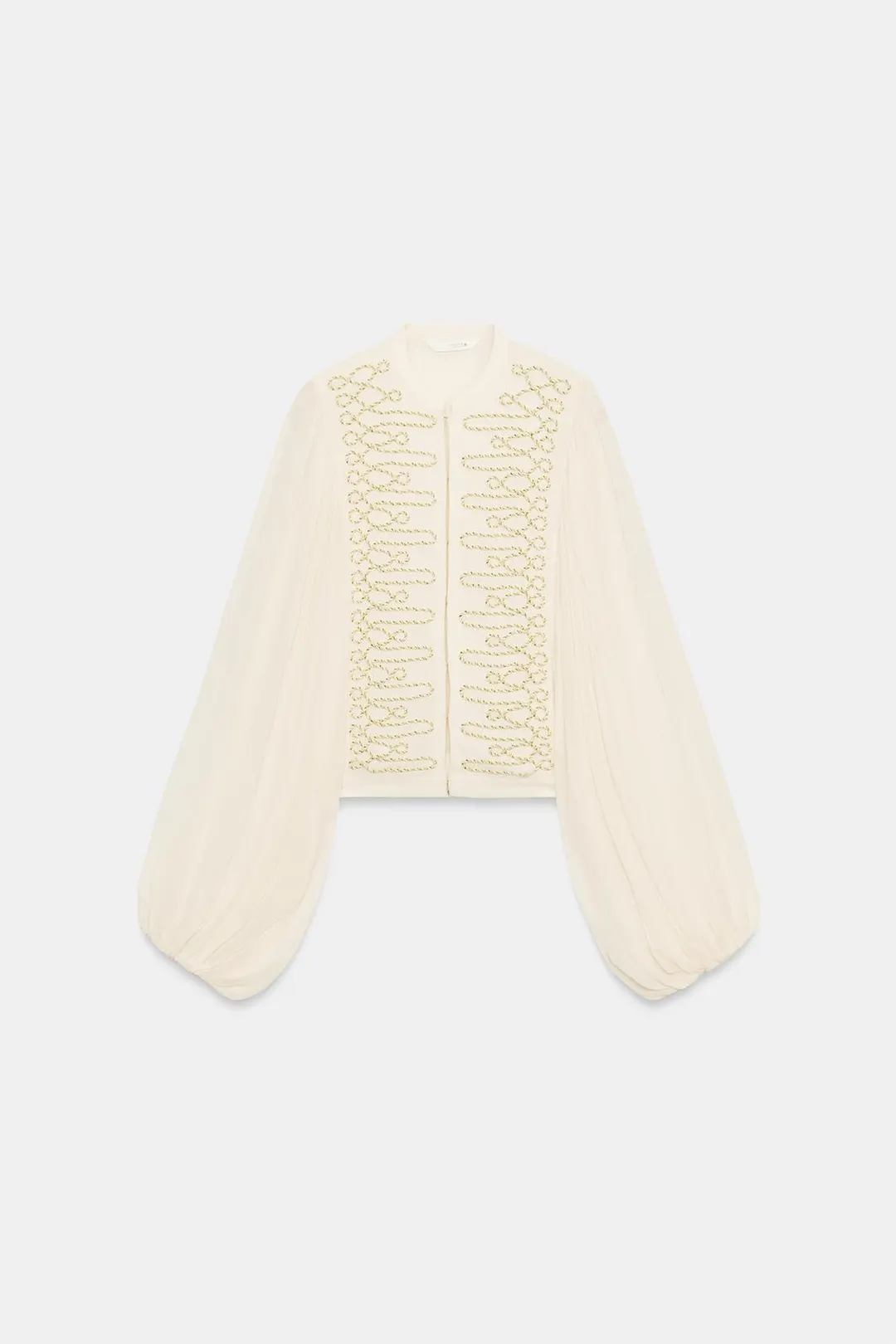 Блузка романтичная с застежкой на навесные петли ZW Collection, Zara
