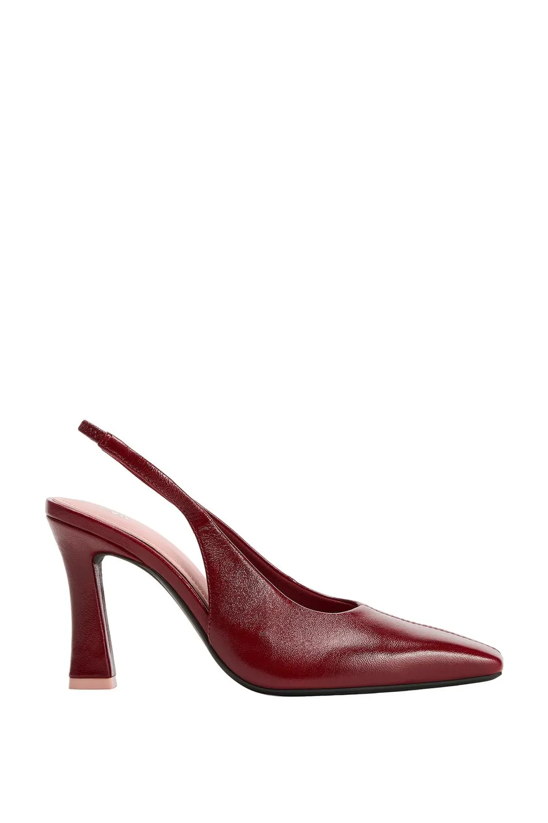 Туфли кожаные на каблуке, Zara