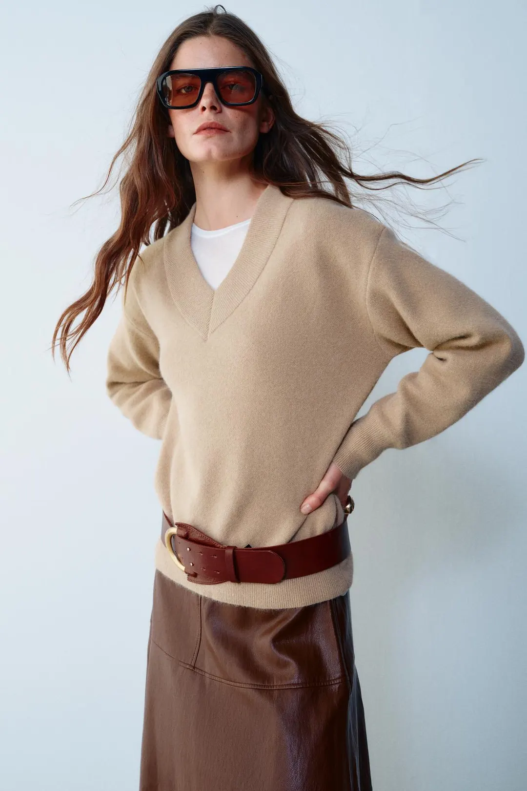 Мягкий вязаный джемпер, Zara