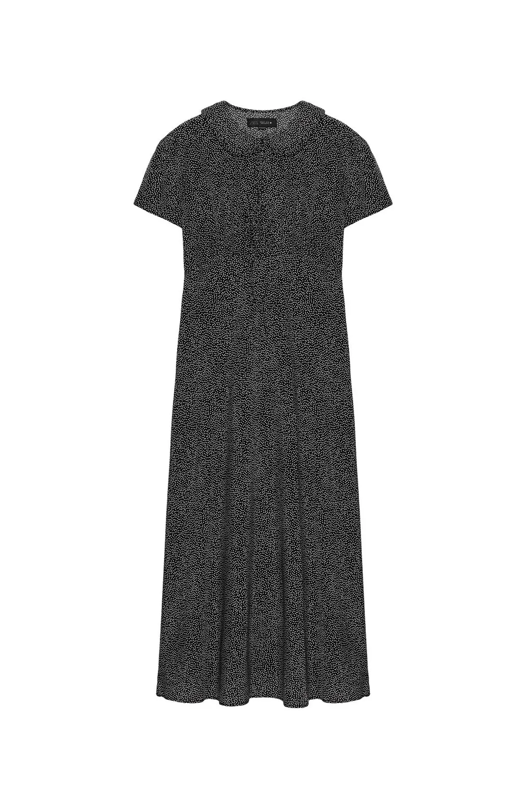 Платье миди в горошек ZW Collection, Zara