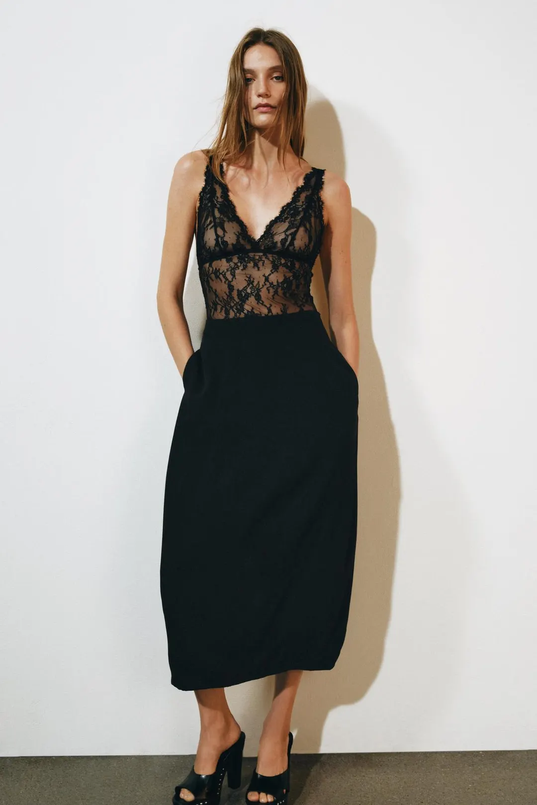 Юбка barrel ZW Collection, Zara