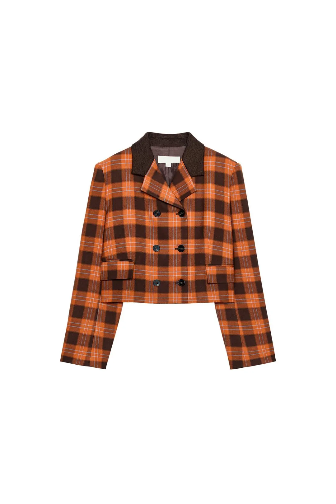 Укороченный жакет в клетку, Zara