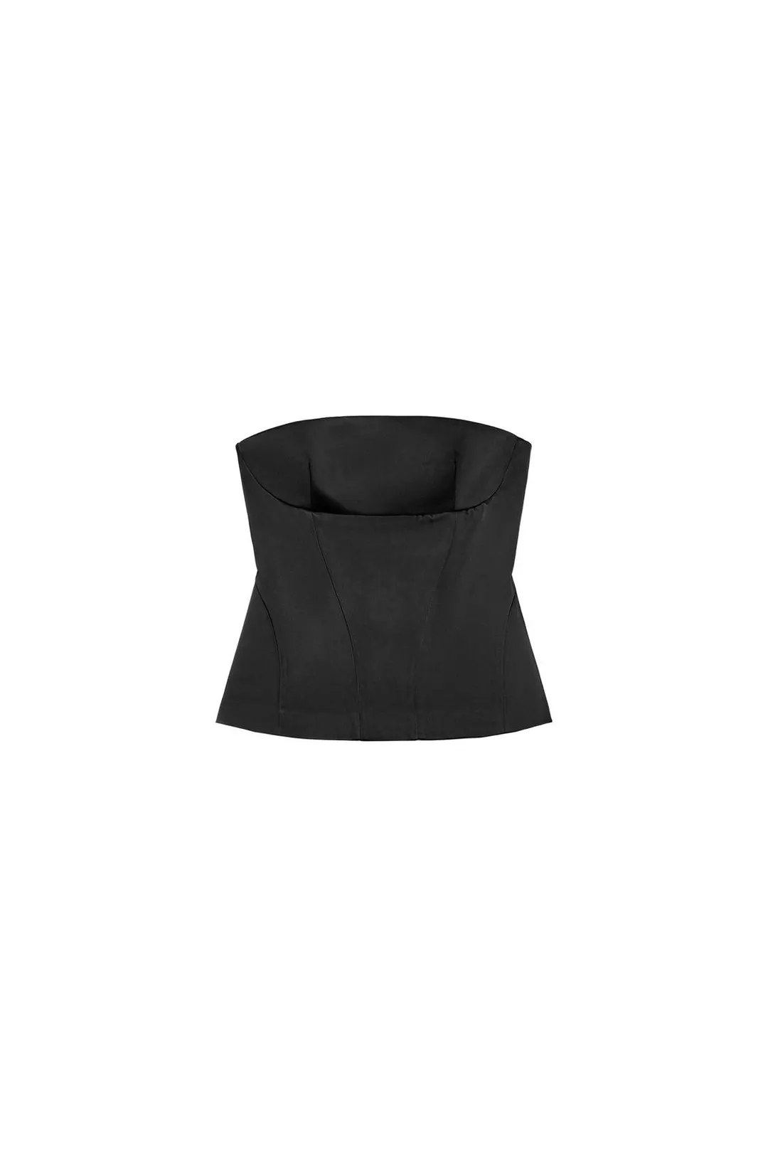 Топ атласный с баской, Zara